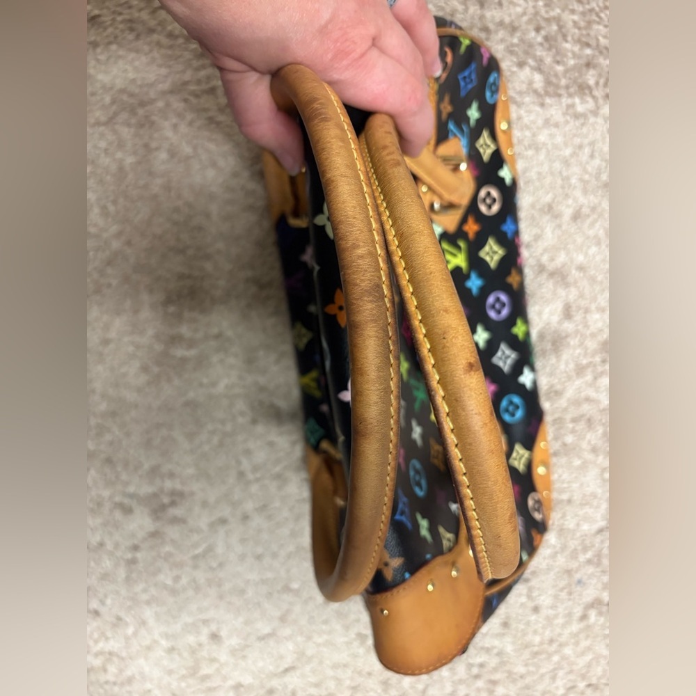 Louis Vuitton LV Murakami black multicolor Beverly handbag cute shoulder bag EUC - Picture 6 of 17